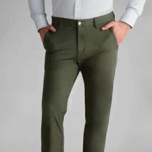 Twillory  Mens Technical Fabric Pants- Olive- Trim Fit- 32x32